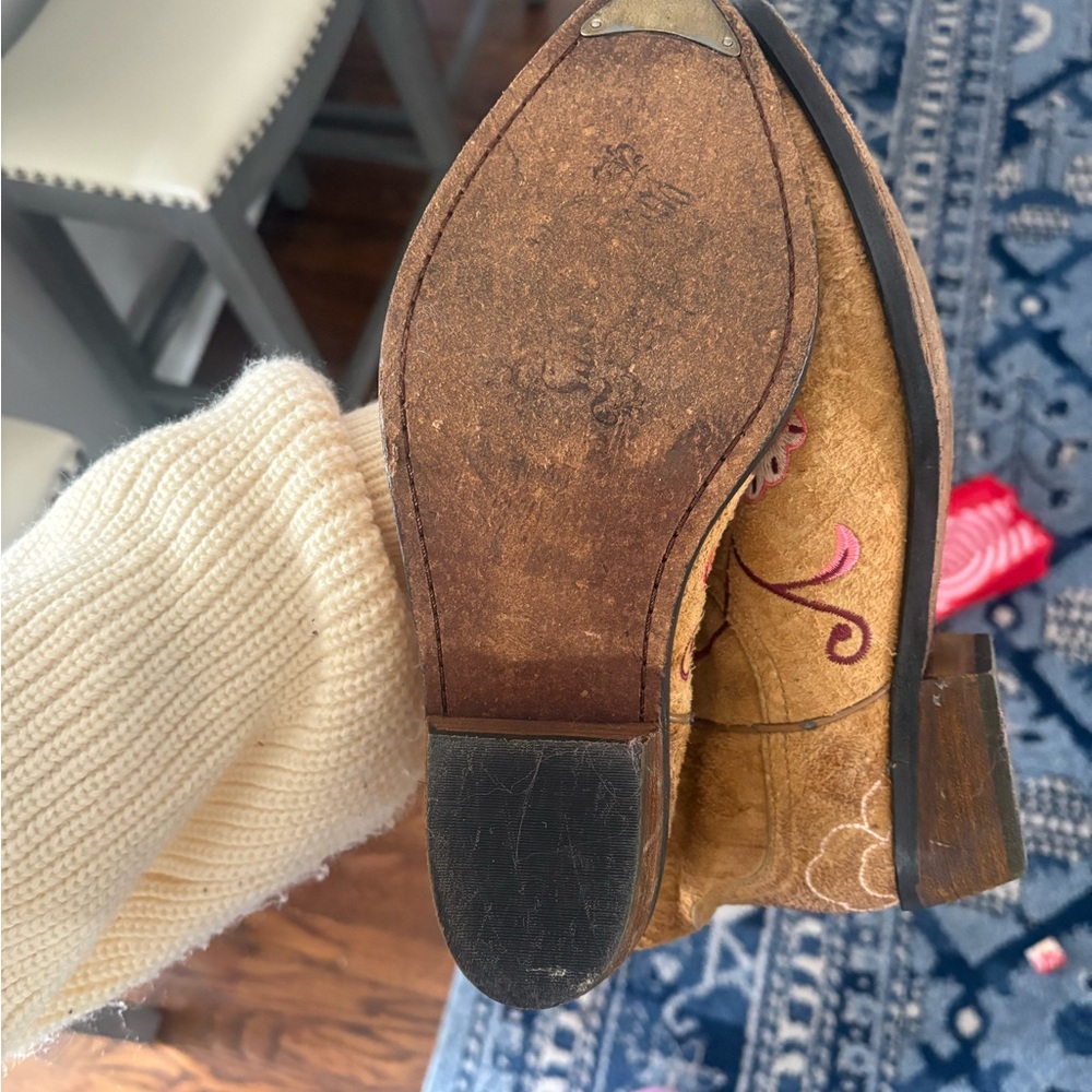 Lucky Embroidered Floral Cowboy Boots - Picture 7 of 7